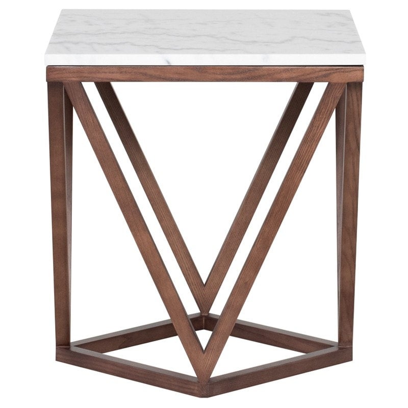 Jasmine Side Table | Innovative Design and Natural Marble Beauty